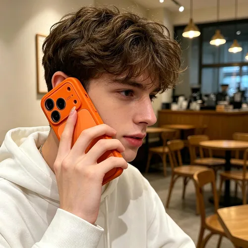 Vista 7 de Funda de silicona líquida para iPhone 17 Pro Max equipada con película protectora de lente, anticolisión suave al tacto y resistente a las manchas