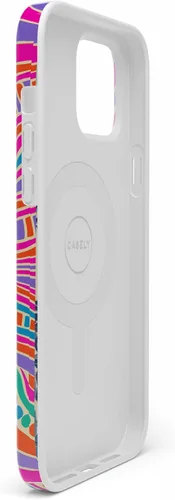Vista 4 de Casely Funda para iPhone 13 Pro Max Arte del caos Cráneo Grateful Dead Compatible con MagSafe Diseño clásico ultra delgado