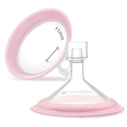 Vista 16 de Maymom MyFit Crater Series - Protector de pecho pequeño de 0.394 in con diseño de dos piezas compatible con piezas de bomba Medela; reemplazo