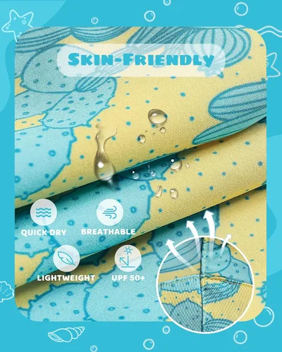 Vista 25 de maamgic Traje de baño para niños con forro de compresión elástico para niño