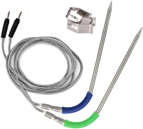 Vista 6 de Sonda de carne de repuesto para Weber iGrill 2 Termómetro con 2 clips de sonda para Weber iGrill Mini & iGrill 3 & iGrill Pro Sonda de repuesto