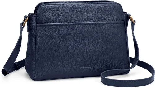 Vista 10 de befen Bolso cruzado antirrobo para mujeres de cuero genuino, bolsos pequeños de hombro cruzados con ranuras para tarjetas RFID
