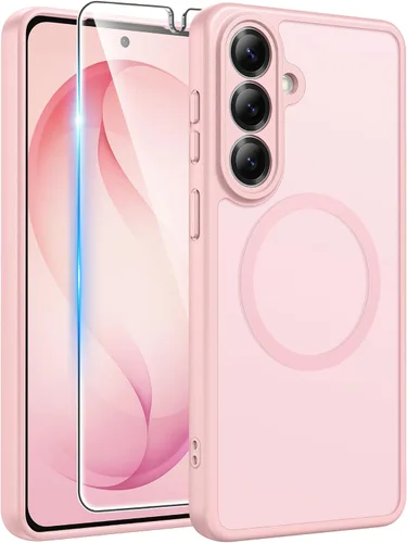 Vista 155 de FNTCASE - Funda para iPhone 16 Pro: magnética, mate, translúcida, de grado militar, protectora contra caídas, resistente, fina, duradera y a prueba