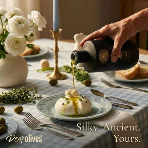 Vista 2 de Dear Olives™ Aceite de oliva virgen extra mediterráneo suave, cosecha temprana prensado en frío, sabor equilibrado y polifenoles, perfecto