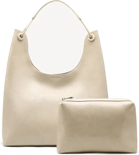 Vista 25 de NEWBELLA Bolso Hobo para mujer - Bolso de hombro y bandolera de cuero sintético, bolso de mano espacioso para el trabajo y uso diario