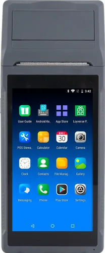 Vista 9 de Impresora de recibos POS PDA Q2i de 2.283 in de alta velocidad con pantalla táctil Android 11, 5.5 pulgadas. Tableta de punto de venta móvil