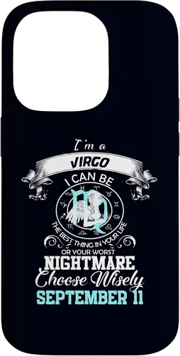 Vista 17 de Virgo Zodiac Sign Astrology Horoscope September 11 Birthday Case for iPhone 17
