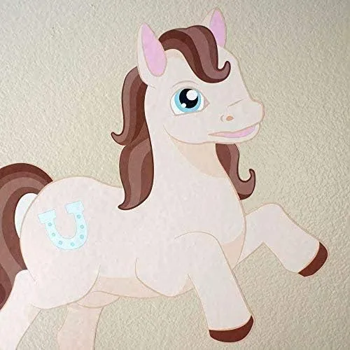 Vista 3 de Wild West Pony – Adhesivo decorativo para pared establecidos por chromantics