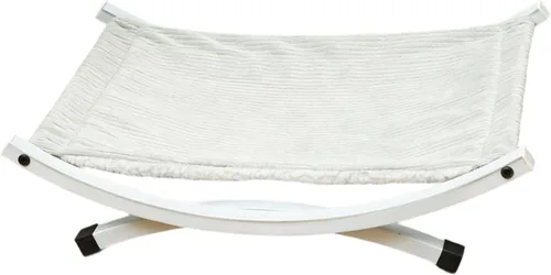 Vista 9 de Cama elevada para interiores y exteriores, hamaca elevada para mascotas, moderna y elegante cama elevada para gatos, tumbona para cachorros para uso