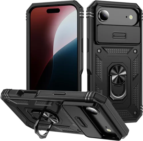 Vista 39 de Funda para iPhone 14, a prueba de golpes, resistente a los impactos, con lente deslizante protectora para iPhone 14 (6.1 pulgadas) (azul)