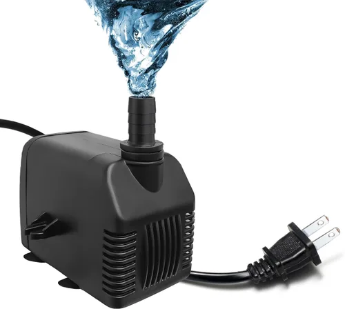 Vista 8 de Mini bomba de agua sumergible de 4 W, 40 GPH, bomba de fuente pequeña para estanque, acuario, pecera, fuente de mesa, fuente para mascotas, fuente