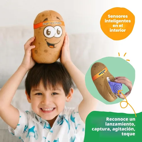 Vista 5 de Move2Play, Pass The Potato, hilarantemente salvaje y divertido juego activo Regalo para niños y niños pequeños Niños y niñas de 3, 4 a 8 años