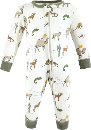 Vista 3 de Hudson Baby Baby Girls' Cotton Sleep and Play