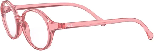 Vista 3 de Ray-Ban Marcos redondos para anteojos graduados RY1901 para niños, Transparente FucsiaDemo Lens