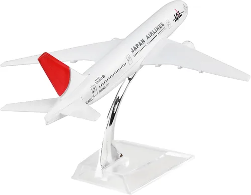 Vista 2 de 24-Hours Japan Airlines B777 Modelo Aviones Aleación Metal Modelos de Aviones Fundido a Presión 1:400
