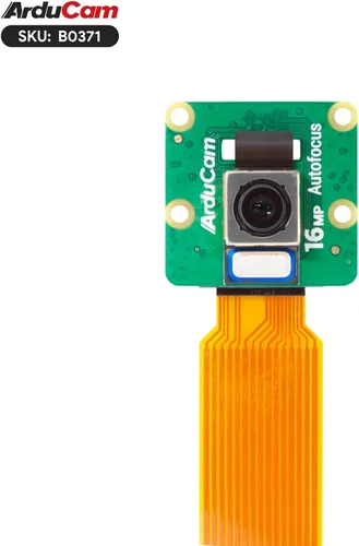 Vista 2 de Arducam Módulo de cámara de enfoque automático de 16MP para Raspberry Pi con carcasa ABS, IMX519 Cámara de enfoque automático de alta resolución