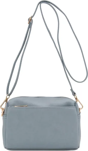 Vista 72 de FashionPuzzle Triple Zip Small Crossbody Bag
