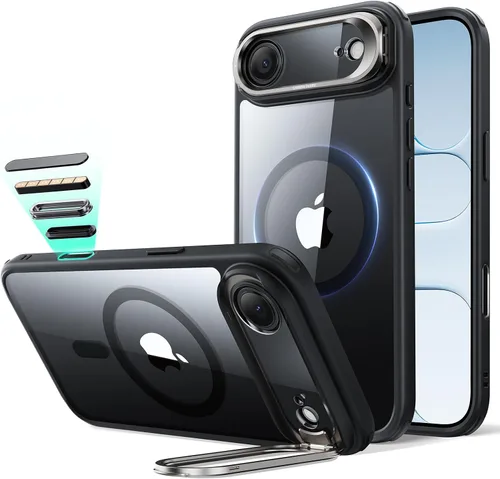 Vista 52 de ESR Funda para iPhone 13 Pro, compatible con MagSafe, protección de grado militar a prueba de golpes, soporte de anillo de cámara integrado, funda