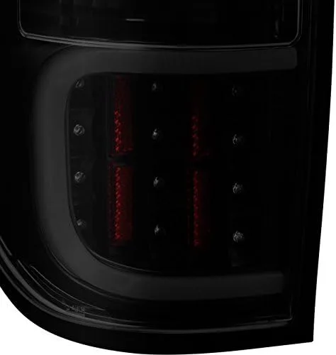 Vista 6 de AKKON - Para Ford F150 F-Series 2009-2014, lámparas de luz trasera de freno con lentes ahumadas negras de doble tubo LED en forma de C LED Light