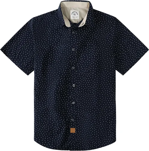 Vista 19 de Dubinik® Camisas de manga corta con botones para hombre, 100% algodón, a cuadros, camisas casuales con bolsillo