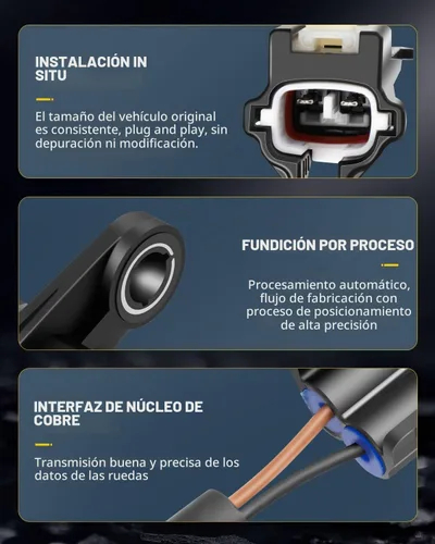 Vista 3 de OCPTY ABS Sensor de velocidad de rueda delantera derecha para Hyundai Sonata 2011-2013