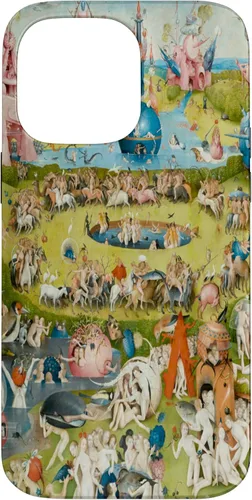 Vista 21 de Hieronymus Bosch - Carcasa para iPhone 17, diseño de jardín de las delicias terrenales