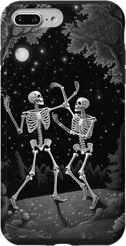Vista 12 de iPhone 12 mini Estética Ocultista Grunge Gótico Esqueleto Bailando Halloween Case