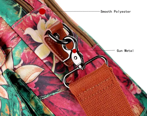 Vista 7 de Baosha Bolso Mensajero Multicolor de 17 Pulgadas para Computadora Portátil, Portafolio para Mujer BC-07 multicolor/fantasía (bs)