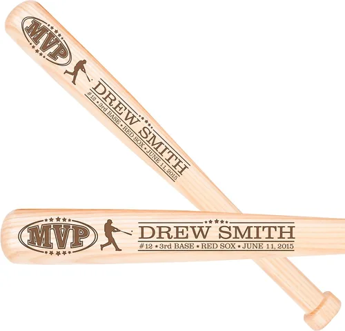Vista 10 de LifeSong Milestones Personalized Engraved Baseball Bat – Custom Gift for Dad, Son, Brother, or Nephew – Keepsake for Birthday, Graduation, or