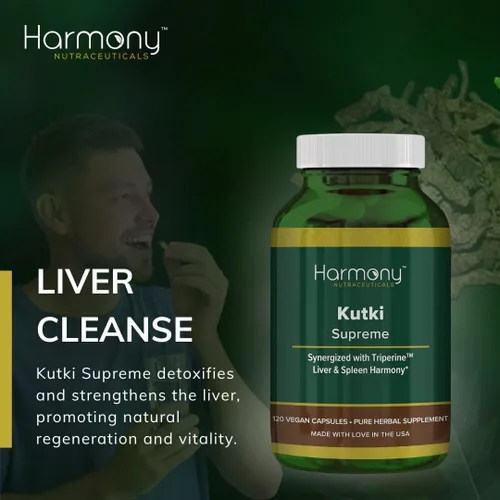 Vista 12 de Kutki Supreme - Medicina ayurvédica Harmony Nutraceuticals para una piel sana, sistemas inmunológicos y respiratorios - 120 cápsulas orgánicas