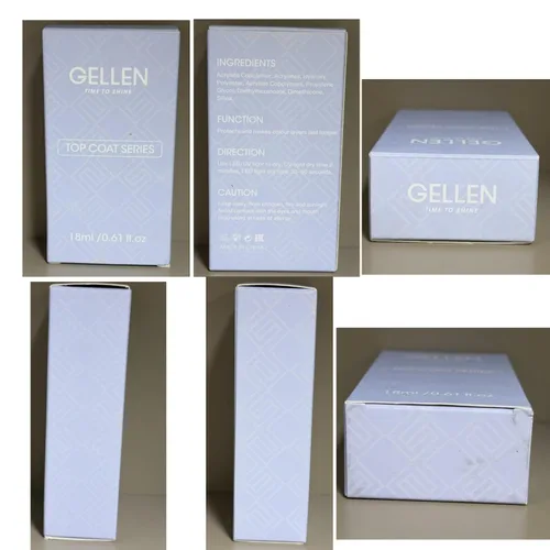 Vista 8 de GELLEN - Capa superior de gel cromado, para esmalte de gel en polvo de uñas, curado UV