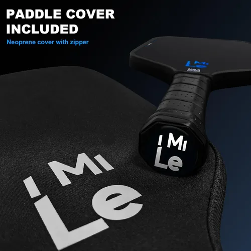 Vista 6 de Paletas de pickleball de fibra de carbono aprobadas por USAPA - Superficie de fibra de carbono cruda T700, núcleo de panal de polipropileno de 0.63