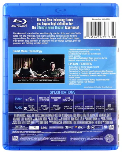 Vista 2 de Mr. & Mrs. Smith Blu-ray