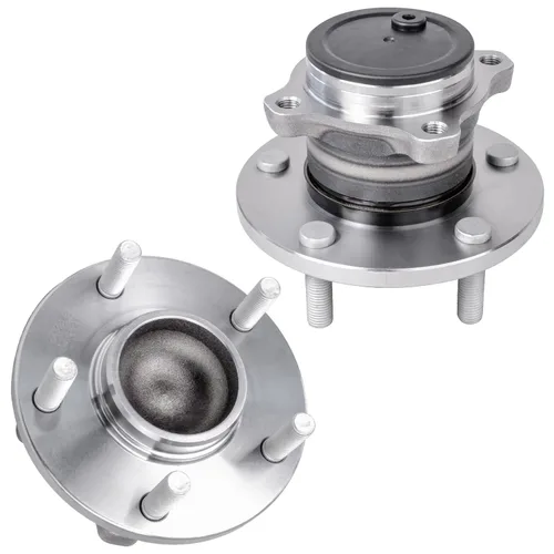 Vista 19 de Detroit Axle - Cojinete de rueda delantera y cojinete de rueda trasera para Honda Civic 1992-2000, Civic Del Sol 1993-1997, 4 lengüetas no ABS 1992