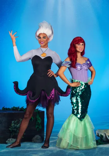 Vista 2 de Disfraz Premium de Ursula de Disney para Mujer Multicolor