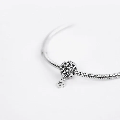 Vista 3 de Pandora - Colgante de plata de ley 925, Diy nuevo dije de plata de ley libélula calada, compatible con dijes originales de Pandora, pulsera
