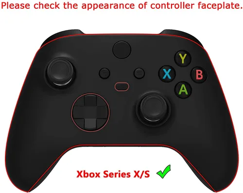 Vista 2 de eXtremeRate PlayVital Glow in Dark Green Samurai Edition Anti-slip Controller Grip Silicone Skin for Xbox Core Controller, Ergonomic Protective Case