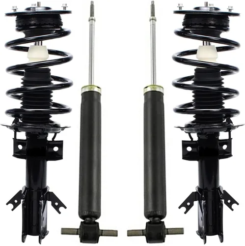 Vista 92 de Detroit Axle - Puntales y Amortiguadores para Chevy Traverse Buick Enclave GMC Acadia Saturn Outlook 2007-2012, 2 puntales delanteros con resorte