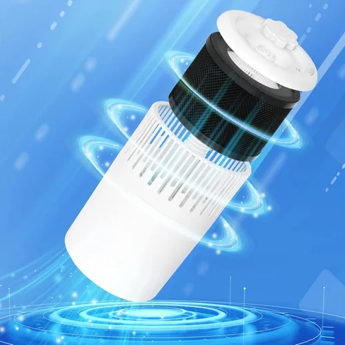 Vista 3 de Paquete de 4 filtros de repuesto TT-AP001 compatibles con purificadores de aire TaoTronics TT-AP001 y VAVA VA-EE014, filtros 3 en 1