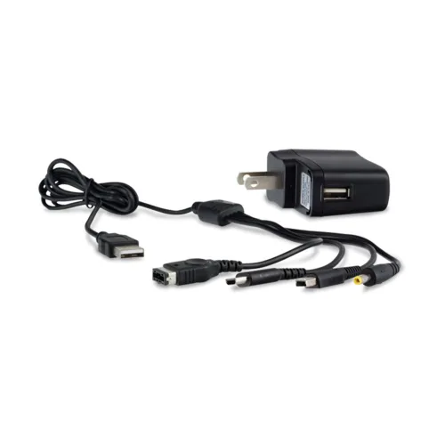Vista 2 de 5-in-1 Universal Power Adapter for 2DS DSi DS Lite DS PSP GBA USB