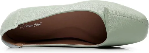 Vista 4 de VenusCelia Zapato plano de baile liso para mujer