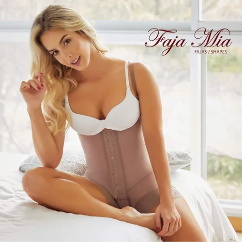Vista 7 de Faja Mia 0670 Fajas Colombianas Reductoras y Moldeadoras Postparto Body Shaper para mujeres después de la cirugía de compresión