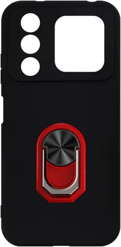 Vista 8 de Estuche y soporte de anillo para Fossibot S7 - transparente+negro Clear+BlackRing