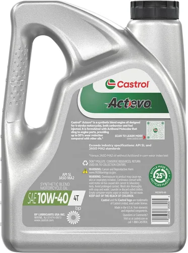 Vista 3 de Castrol Actevo Xtra 10W-40 aceite para motocicleta de cuatro tiempos