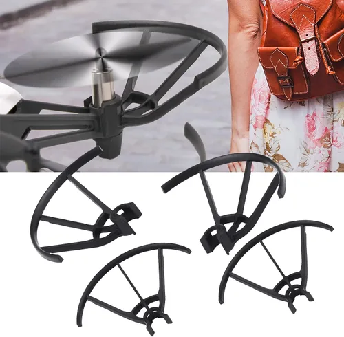 Vista 7 de Juego de 4 protectores de hélices, hélices de dron, cubierta protectora de parachoques para DJI Tello