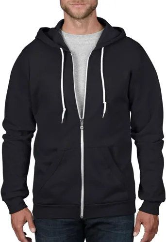 Vista 2 de Tribal T-Shirts Sudadera con capucha Goat of Mendes Baphomet con cremallera completa para hombre, Negro