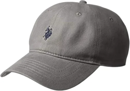 Vista 8 de U.S. Polo Assn. Gorra de béisbol, sombrero ajustable de papá 100% algodón con pequeño logo de pony Negro