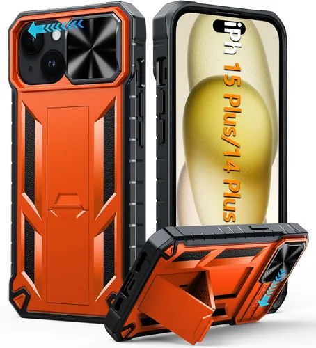 Vista 85 de FNTCASE for iPhone 11-Pro Phone Case: Military Grade Drop Proof Mobile Cover with Kickstand & Slide Rugged Shockproof Bumper Heavy Duty Protector
