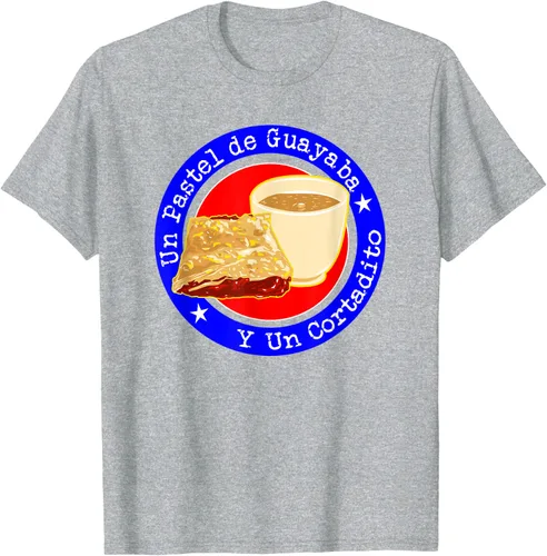 Vista 7 de Divertido desayuno cubano café guayaba guayaba café camiseta Negro