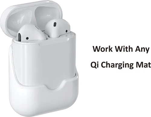 Vista 5 de Skywin Receptor de carga inalámbrico compatible con Airpods de 1ª y 2ª